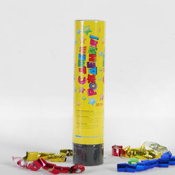 Хлопушка пружинная С днём рождения, звёздочки, конфетти, фольга-серпантин, 20 см - Страна карнавалия фото 2