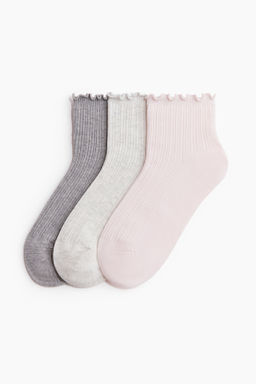 Pack de 3 calcetines tobilleros en punto de canal? - H&m фото 2