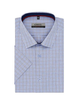 Сорочка мужская короткий рукав GREG 235/201/6101/Z/1p