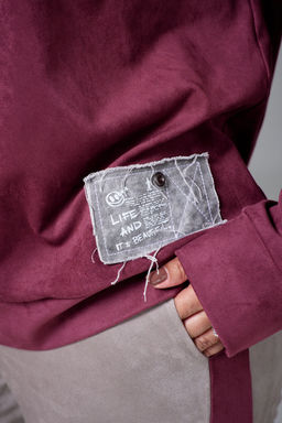 Джемпер AVE RARA 2250 бургунди  фото 3