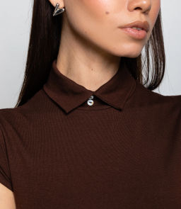 Футболка #КТ6845 (1), шоколадный