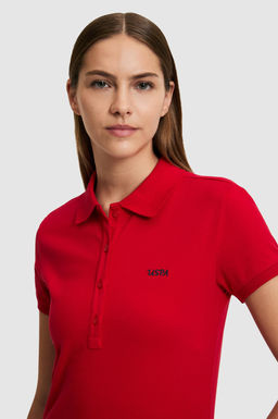 Kad_n K_rm_z_ Polo Yaka Basic Ti__rt - U.s. polo assn фото 2