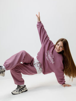 КР 400851/темная орхидея к595 брюки для дев