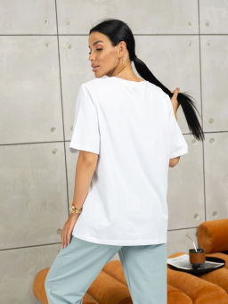 Костюм женский, цвет белый ментол