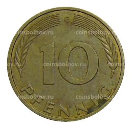 10 пфеннигов 1989 года G Германия