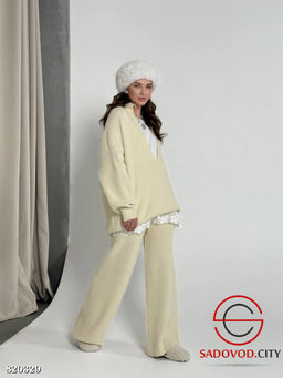 Кашемировый костюм женский