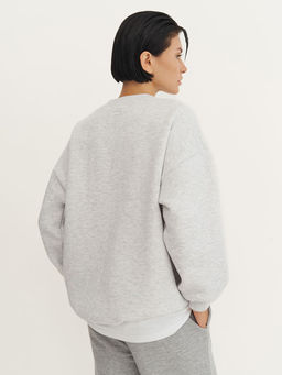 Утепленный свитшот оверсайз ADDICTED - NEVERLATE фото 2