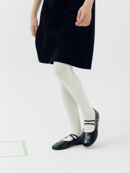 Цена за 3 пары! Детские колготки кремового цвета в звездочку - Mark formelle фото 2