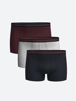 Standart Kal?p Pamuklu Esnek Erkek Boxer 3l?