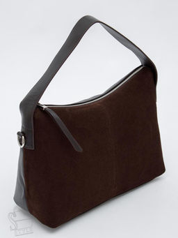 Сумка женская кожаная 1078M coffee Polina&Eiterou