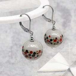 Серьги из муранского стекла FOCUS LS3014 - Vloes фото 2