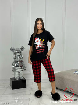 Пижама новогодняя женская
