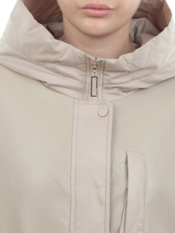 M24-211 BEIGE Куртка демисезонная женская (100 гр. синтепон) - Fashion фото 4