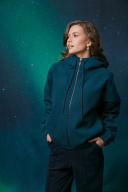 Бомбер женский на молнии Deep Azure - Captain's mate фото 11