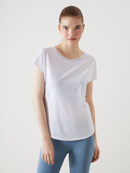 Bisiklet Yaka Kad?n Spor Ti??rt