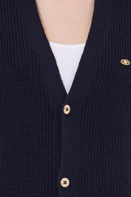U. S. Polo Assn Женский темно-синий трикотажный кардиган - U.s. polo assn фото 6
