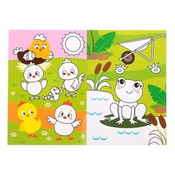 Раскраска многоразовая набор Рисуй-стирай. Мир животных 2 шт. по 12 стр. - Буква-ленд фото 3