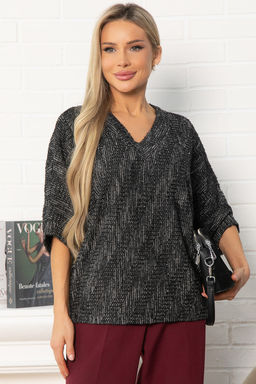 Джемпер трикотажный Джорджина (черный) Б14907-12М - Lt collection фото 7