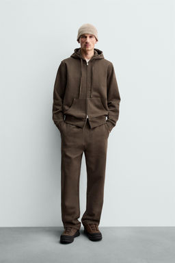 HEAVYWEIGHT HOODED ZIP-UP SWEATSHIRT ORIGINS - Zara фото 9