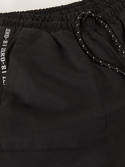 Beli Lastikli Bask?l? Polar Astarl? Erkek ?ocuk Pantolon