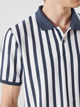 Polo Yaka ?izgili Erkek Ti??rt