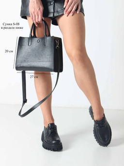 Туфли полуботинки EDART 202.14728 bl. Черный фото 2