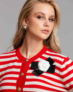 авторская Брошь бант в стиле Chanel - Sahar art lab фото 4