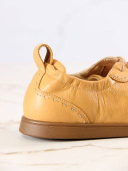 Сникерины кожаные желтые 178.астиbr.Стар кемл