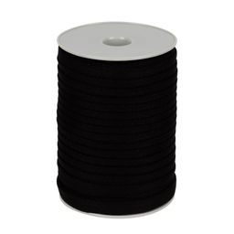 Шнур ХБ-8515 15 мм ЧЕР плоский шнур для худи 50 м 50 м 035