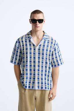 GEOMETRIC CROCHET SHIRT - Zara фото 2