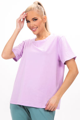 Футболка Базовая (сирень) - Эльза фото 5