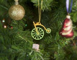 Елочная игрушка - Ретро велосипед 370-1 Classic