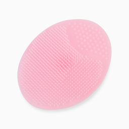 Массажер спонж для умывания, на подложке «Время думать о себе», 6.5×5 см