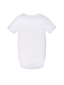 Боди ясельное белое