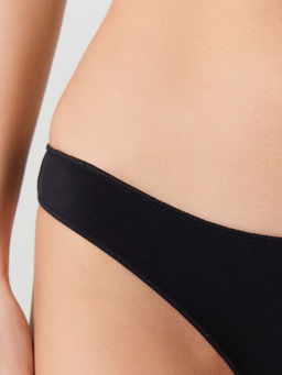 Цена за 2 штуки! ТРУСЫ ЖЕНСКИЕ черный1 412752