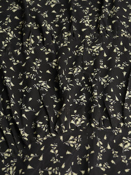 Длинная шифоновая юбка больших размеров ярусная - Almond фото 6