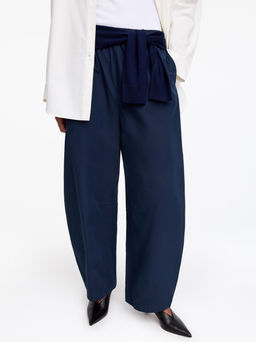 Pantalones de algod?n con pernera de barril - H&m фото 7