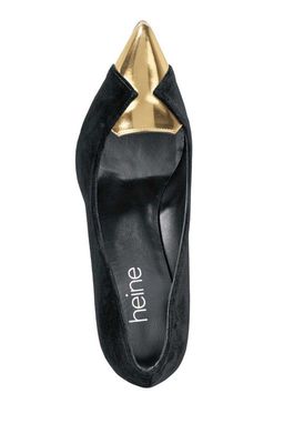 Туфли, черно-золотистые - Heine фото 4