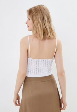 Вязаная блузка-топ - Incity фото 10