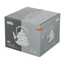 Чайник эмалированный 1,5л VETTA Нежность, с ситом, индукция арт. 894-569