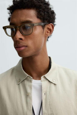100% LINEN SHIRT - Zara фото 29