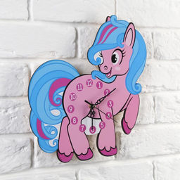 Часы настенные детские «Пони», 30×30 см