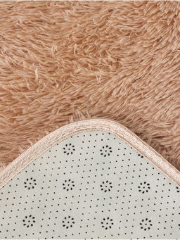 Ковер с ворсом «Этель», 60×90 см, бежевый