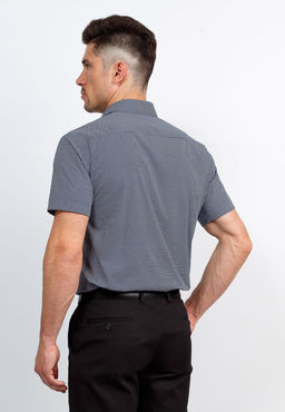 Сорочка мужская короткий рукав GREG 223/107/06/Z/1 STRETCH  фото 10