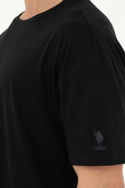 Мужская черная футболка - U.s. polo assn фото 7