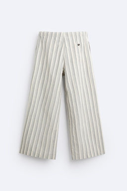 WIDE-FIT STRIPED TROUSERS - LIMITED EDITION - Zara фото 8