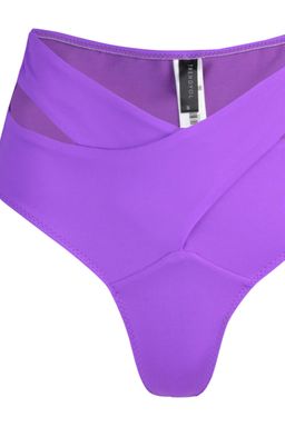 Mor Cut Out/Pencere Detayl? Hipster Yuksek Bel Bikini Alt? TBESS20BA0184