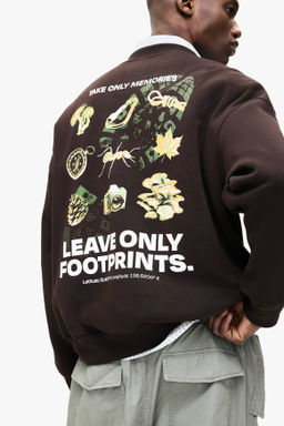Sudadera con estampado Loose Fit - H&m фото 6