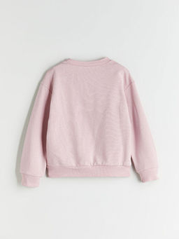 Bisiklet Yaka K?z ?ocuk Sweatshirt