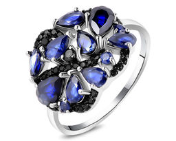 Кольцо, сапфир корунд , шпинель, Мелиана